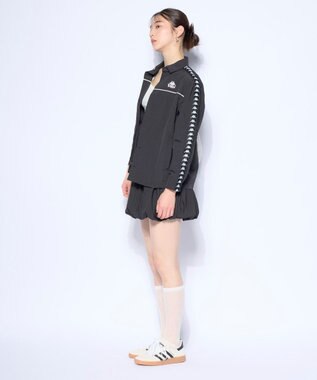OP／FILA 【Kappa】バンダテープ ウーブンシャツジャケット ブラック