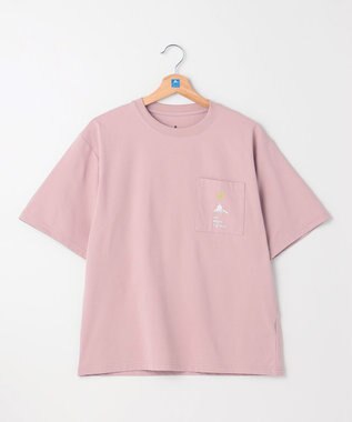 SHARE PARK LADIES 【UVカット・吸水速乾・ストレッチ・軽量 】ロゴポケットTシャツ（S・Mサイズ） ピンク系