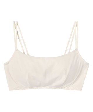 AMPHI ノンワイヤーブラ 谷間をメイク バストの形をキープ ホックなし 【BRAGENIC ブラジェニック】 ブラジャー ブラ ワイヤレス BMI745 アンフィ／ワコール アイボリー