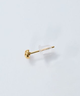 Phoebe 【金属アレルギー対応】パフィーハートピアス(片耳)　ゴールド/サージカルステンレス ゴールド