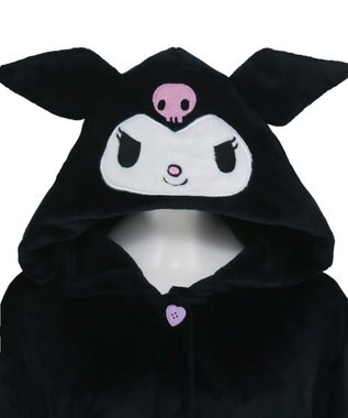 San-ai Resort（三愛水着楽園） 【SALE】温活にもぴったり！クロミ着ぐるみワンピース 【northerly】【サンリオキャラクターズ×San-ai Resortコラボ】 ブラック