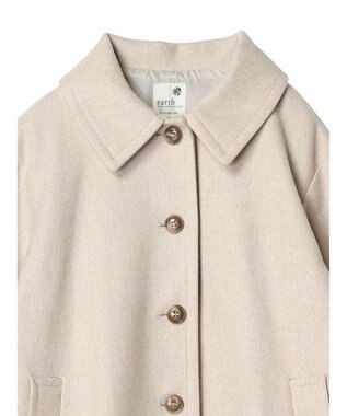 earth music&ecology ステンカラーコート（無地） Light Beige