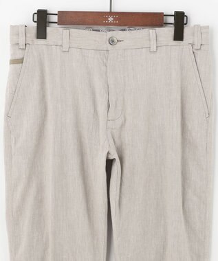JOSEPH ABBOUD 【キングサイズ】リヨセルリネンシャンブレー パンツ ベージュ系