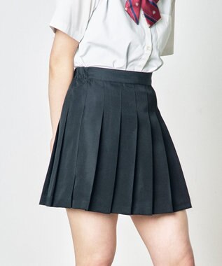 WEGO 【SCHOOLITEM】スクールプリーツスカート ブラック