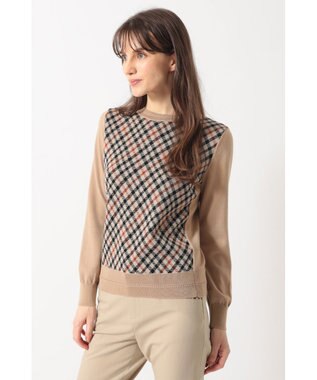 DAKS チェック ジャカードプルオーバー