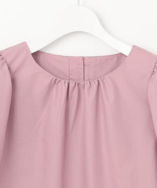 Feroux 【洗える】パフスリーブセット アップ ピンク系