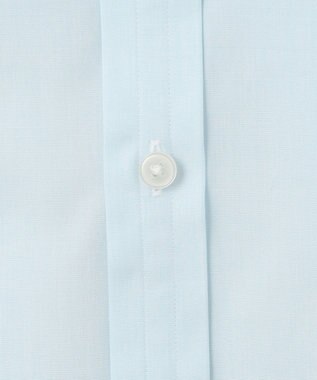 GOTAIRIKU 【形態安定】PREMIUMPLEATS_スモールワイドカラー 通年ドレスシャツ サックスブルー系