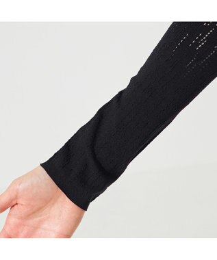 Chacott 【ノーソーイングニット】スタッズハイネックショートトップ ブラック