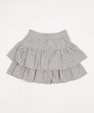 WEGO 【ウエストゴム】スウェットフリルスカパン 柄4