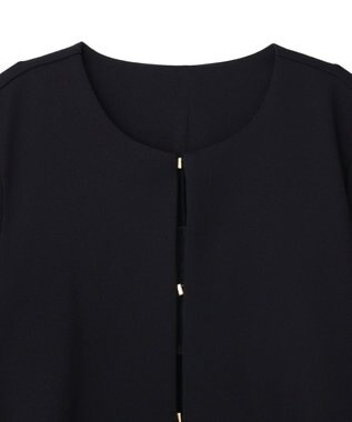 YECCA VECCA ペプラムジャケット Navy