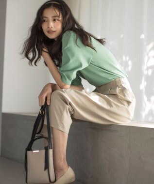 組曲 ノットデザイン バッグ Mini ライトグレー系