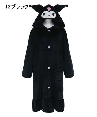 San-ai Resort（三愛水着楽園） 【SALE】温活にもぴったり！クロミ着ぐるみワンピース 【northerly】【サンリオキャラクターズ×San-ai Resortコラボ】 ブラック