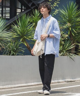 WEGO 【ユニセックス着用ITEM/ウエストゴム/手洗い可】シェフパンツ ブラック