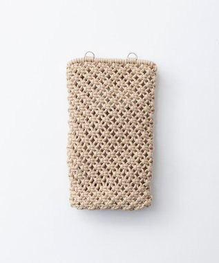TRICOTE マクラメスマフォケース 82BEIGE