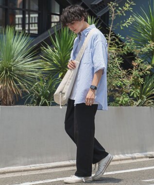 WEGO 【ユニセックス着用ITEM/ウエストゴム/手洗い可】シェフパンツ ブラック