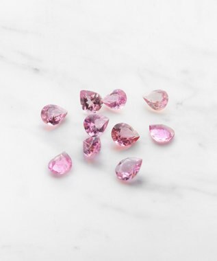 TOCCA 【WEB＆数量限定】PIECE OF FLOWER NECKLACE K10 ピンクトルマリン ダイヤモンド ネックレス ピンクトルマリン