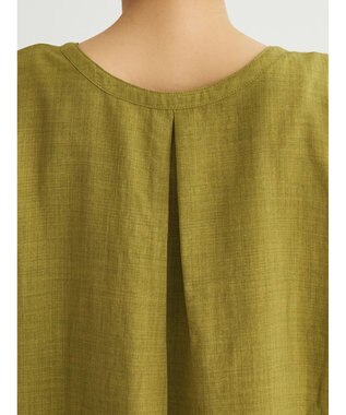 Green Parks 前後２ｗａｙミディ丈タックワンピース Green