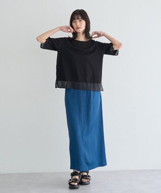 YECCA VECCA シアーMIXプルオーバー Black