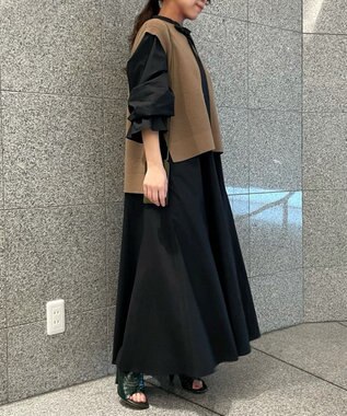 UNFILO 【撥水/撥油】ワンピース ブラック系