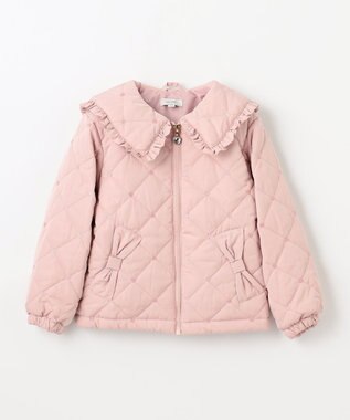 ANY KIDS ハートキルティングブルゾン ピンク