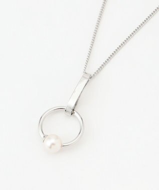 J.PRESS LADIES スティック パール ネックレス シルバー系