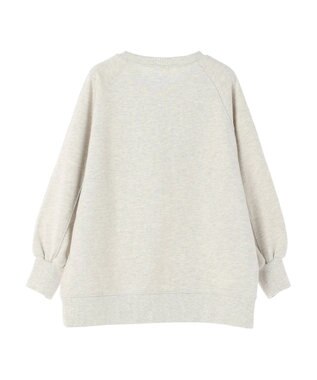 earth music&ecology 裏毛ロゴチュニック Oatmeal