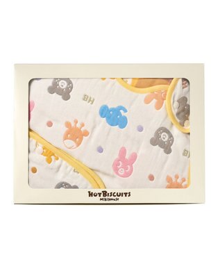 MIKI HOUSE HOT BISCUITS 六重織どうぶつ柄ガーゼスリーパーセット【BOX付き】 マルチカラー