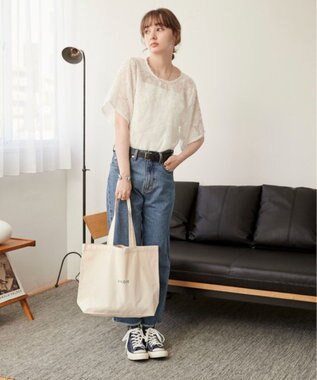 WEGO 【ANGIE VINTAGE】ANGIEロゴトートバック グリーンその他