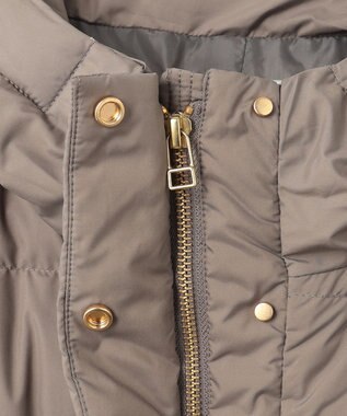 ANY 【洗える】スムースタッチ ショート丈ダウンコート ブラウン系