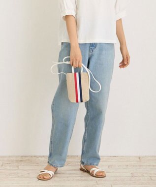 ROOTOTE 0660【直営店限定:ミニショルダー】ベビールー.ラインテープ-A 02：トリコ