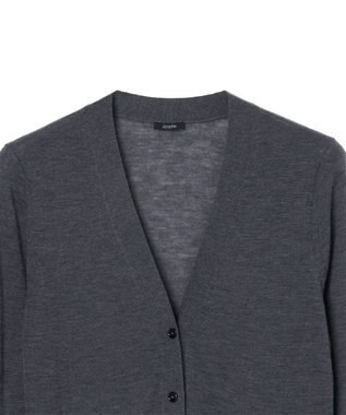 JOSEPH 【洗える】キャッシュエアー　ニットカーディガン Smoke