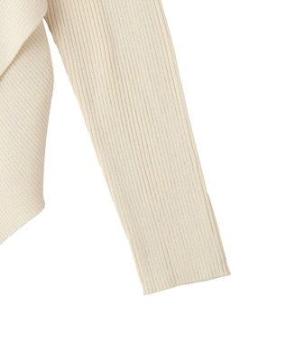 earth music&ecology クロスニットプルオーバー Ivory