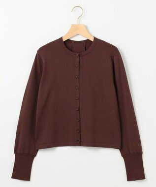 組曲 クルミボタン ニットカーディガン ブラウン系