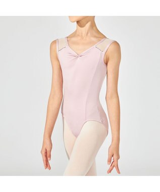 Chacott ノースリーブレオタード ライラック