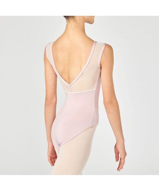 Chacott ノースリーブレオタード ライラック