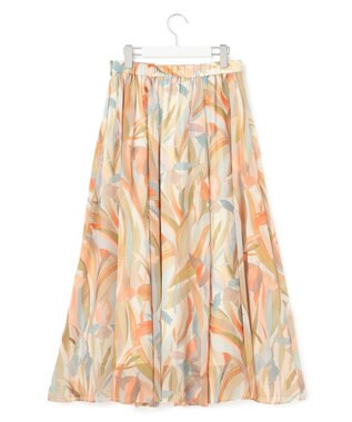 23区 S 【洗える】Ratti ペインティングプリント スカート マルチカラー