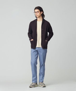 J.PRESS MEN ミラノリブ ニットジャケット ブラウン系