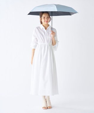 MOONBAT 【遮光100％】晴雨兼用 折りたたみ傘 コンパクト kowaza コワザ ペールスカイ