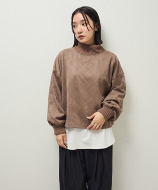 Green Parks ・ＥＬＥＮＣＡＲＥ　ＤＵＥ　エンボスプルオーバー Brown