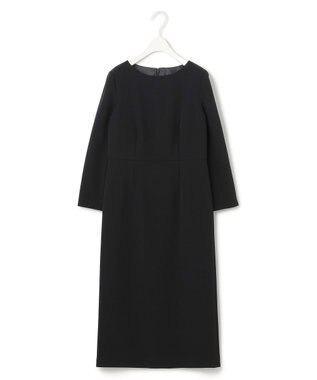 ICB 【洗える・ブラックフォーマル】 TaPeダブルクロス ワンピース ブラック系