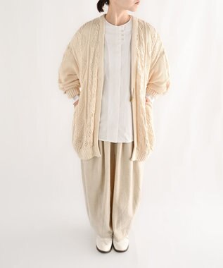 オーガニックコットン〉〈高品質スーピマ超長綿〉ローゲージニット  