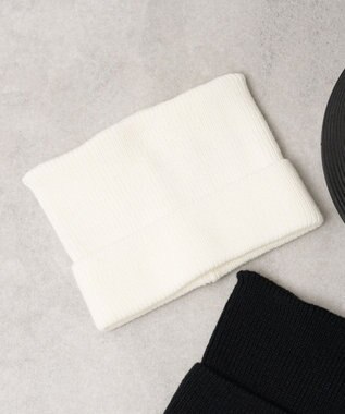 WEGO ネコミミニットキャップ オフホワイト