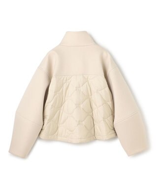 uncrave パディング×ボンディングコンビ コート エクリュ