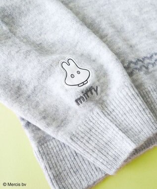 Green Parks Ｍｉｆｆｙ／求心柄ジャガードニットプルオーバ Light Gray