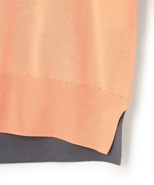 BEIGE， PIERIS / Vネックニット Apricot×Slate