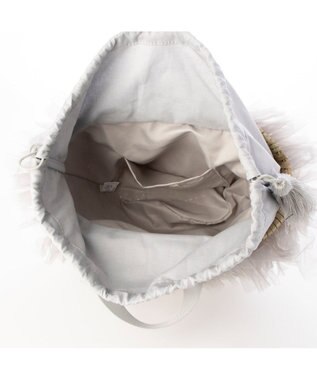 UNBILLION カカトゥ kakatoo / チュールフリンジカゴバッグ GY