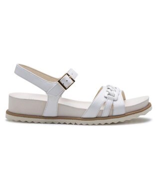 REGAL FOOT COMMUNITY 【リーガルレディース】F45R フットベッドサンダル サンダル アイボリー