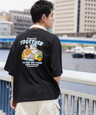 WEGO 【ユニセックス着用ITEM】ALWAYS　TOGETHER　プリントT（SS） ブラック