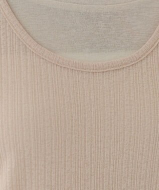 WEGO 【ANGIE VINTAGE】シアースラブレイヤードTシャツ ナチュラル