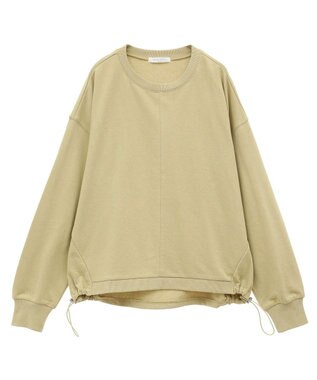 Green Parks ドロストミニ裏毛プルオーバー Light Green